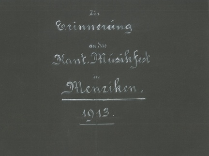 1913 Kant  Musikfest Menziken 1