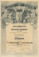 1913 Kant  Musikfest Diplom